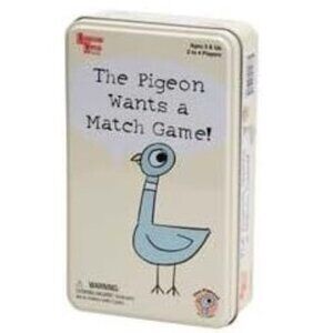 University Games The Pigeon Wants a Match Game! Travel Tin Ages 3+ / 2-4 Players